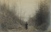 Man walking down North Avenue